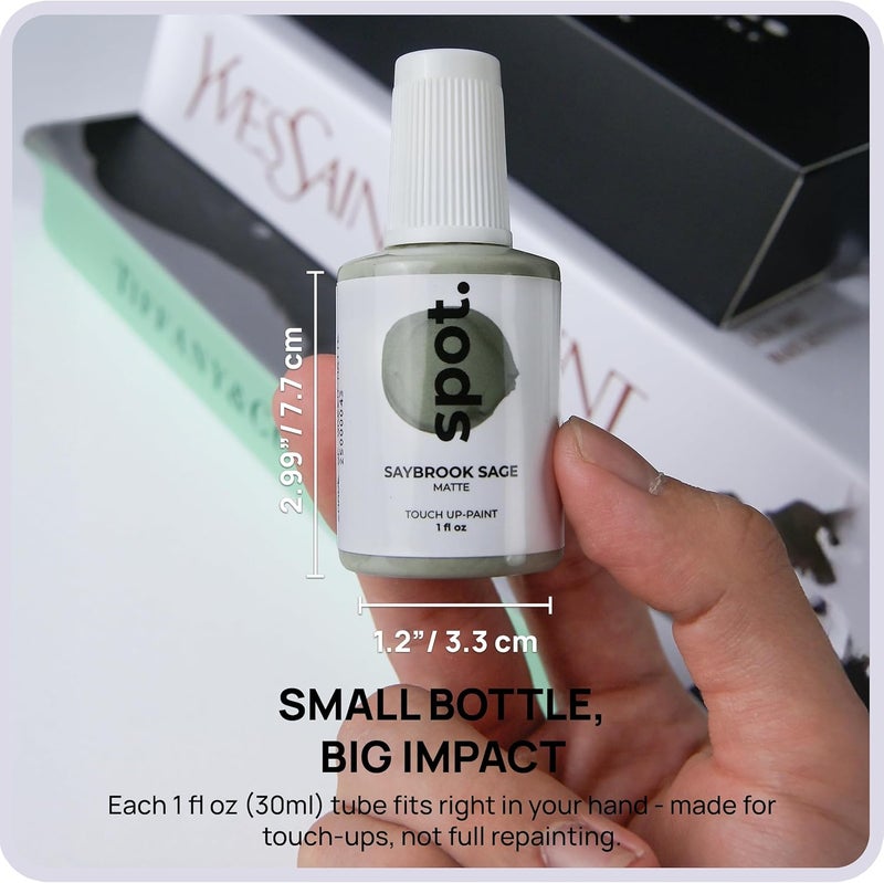 spot . Touch-Up Paint | Matte Finish for Cabinets, Walls, Doors & Furniture | Multi-Tone Green Repair Kit | Quick-Dry, Self-Priming, Low-Odor, Eco-Friendly | No-Sanding or Primer Needed | 3 Pack - Image 5